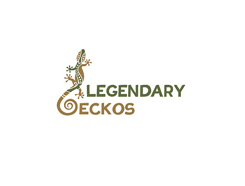 Логотип зоомагазина «Legendary Geckos»